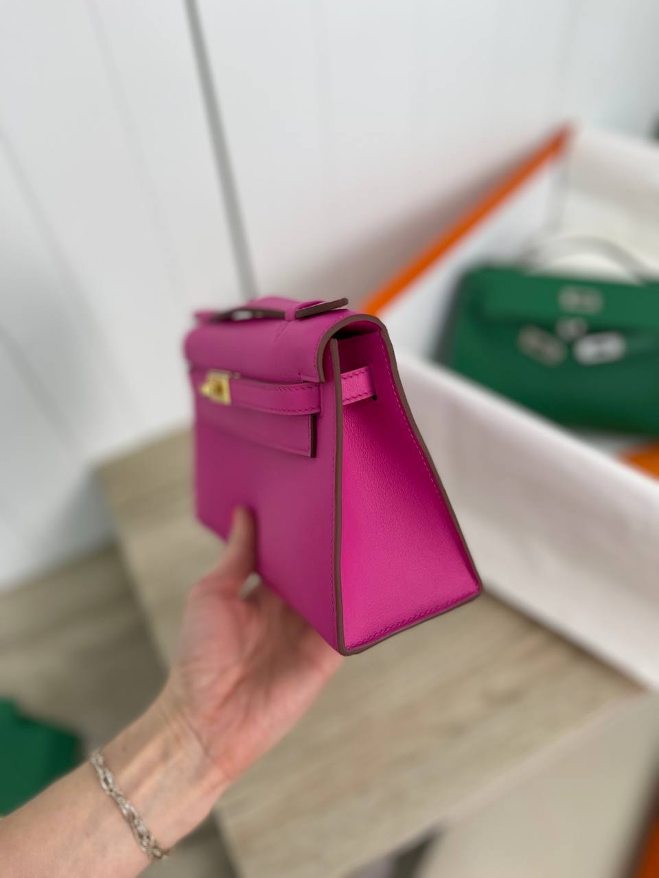 Женская сумка коллекционная Kelly Pochette Hermes BP-33143 Женская сумка коллекционная Kelly Pochette Hermes BP-33143