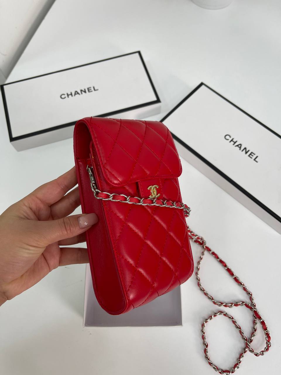 Сумочка для телефона коллекционная Chanel BP-12823 Сумочка для телефона коллекционная Chanel BP-12823