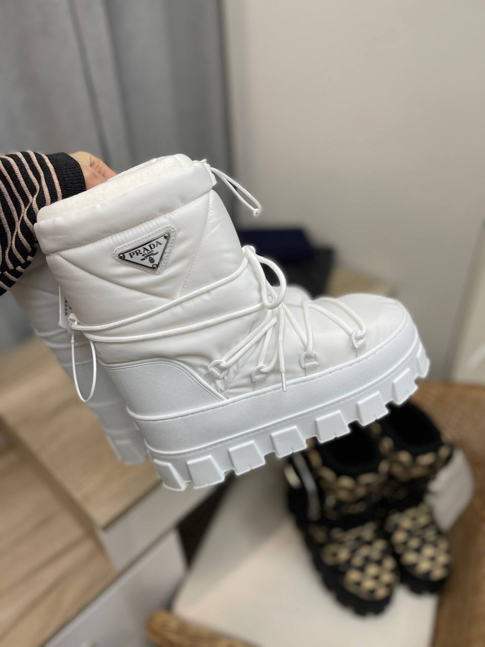 Prada ботинки премиум BP-42486 Prada ботинки премиум BP-42486