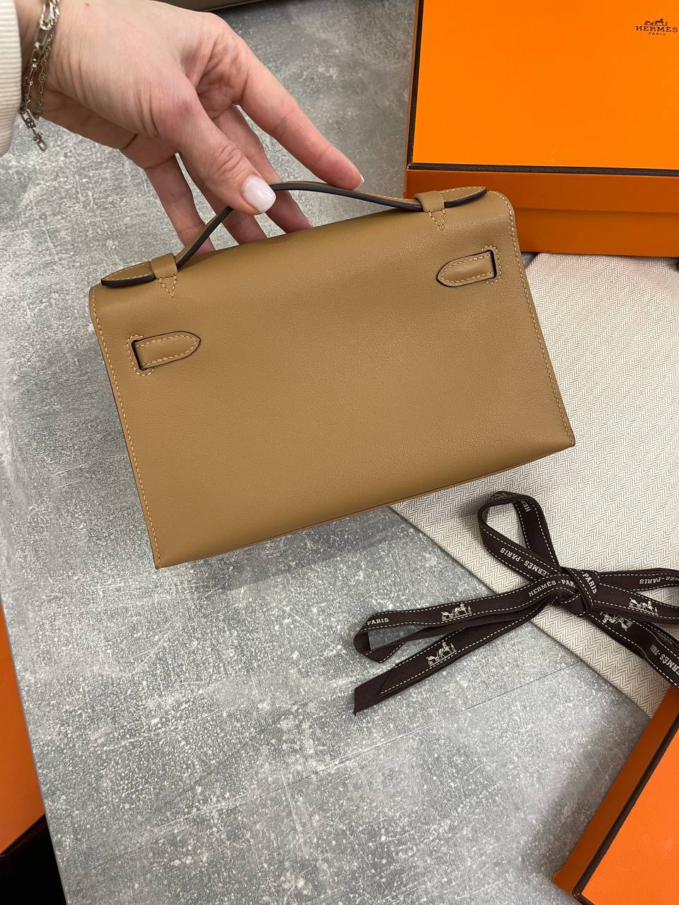 Коллекционная сумка Kelly Pochette Hermes BP-46500 Коллекционная сумка Kelly Pochette Hermes BP-46500