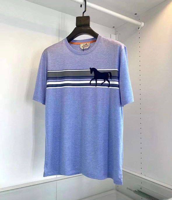 Футболка стильная мужская Hermes BP-28746 Футболка стильная мужская Hermes BP-28746