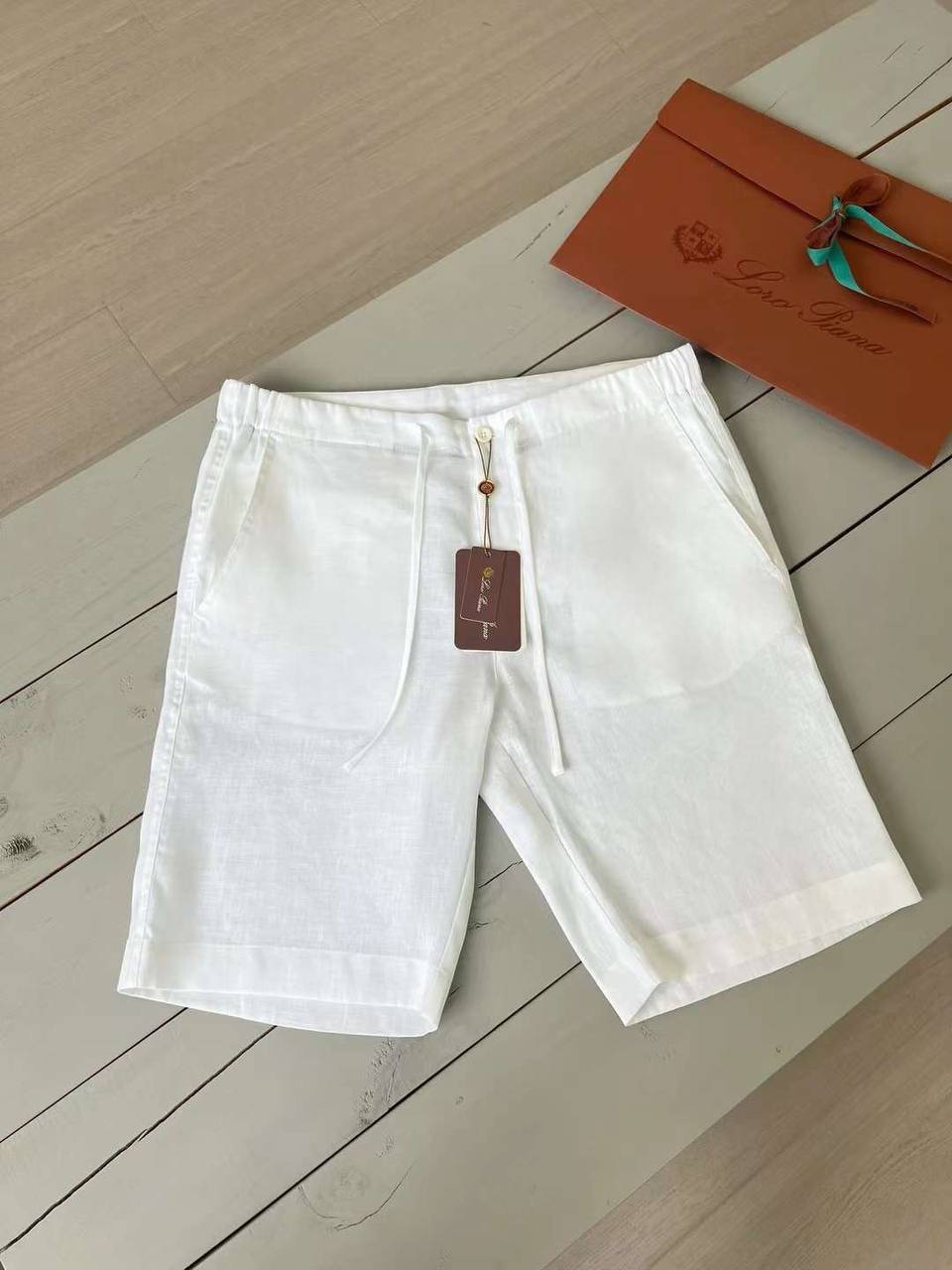 Повседневные льняные шорты Loro Piana BP-50048 Повседневные льняные шорты Loro Piana BP-50048