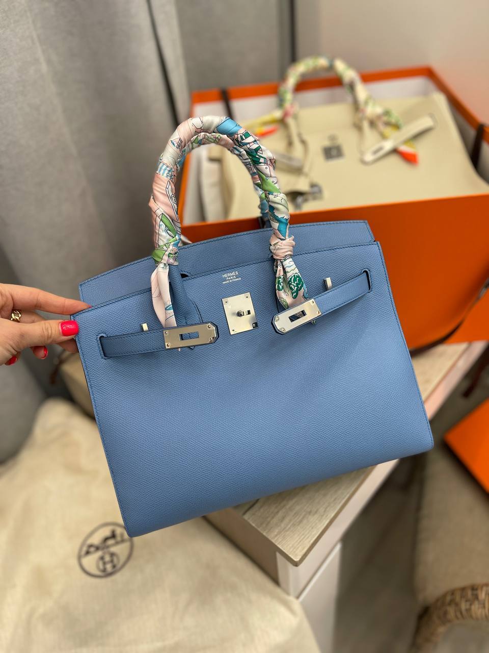 Женская коллекционная сумка Hermes Birkin 30 см BP-47568 Женская коллекционная сумка Hermes Birkin 30 см BP-47568