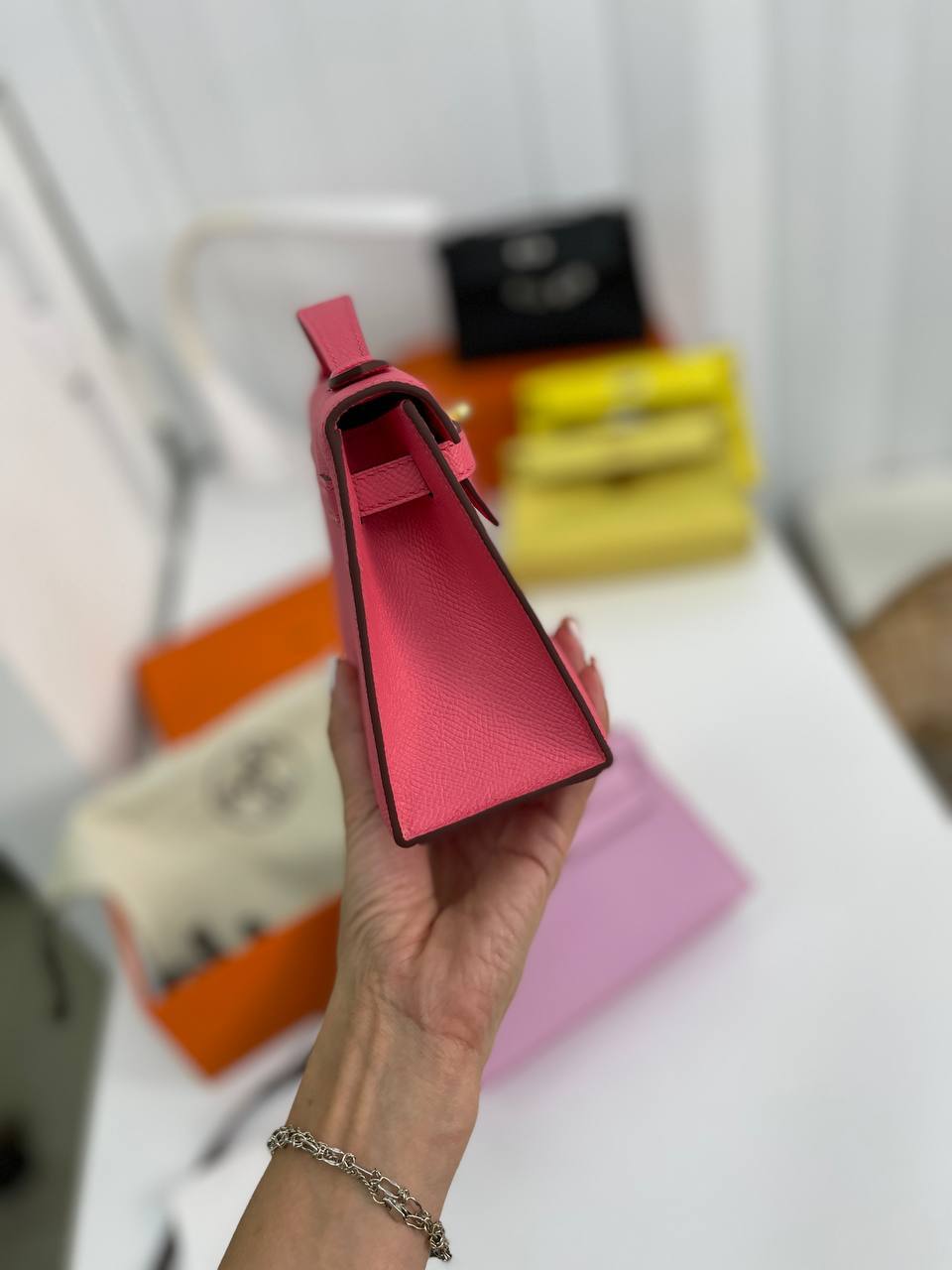 Kelly Pochette женская коллекционная сумка Hermes BP-16924 Kelly Pochette женская коллекционная сумка Hermes BP-16924