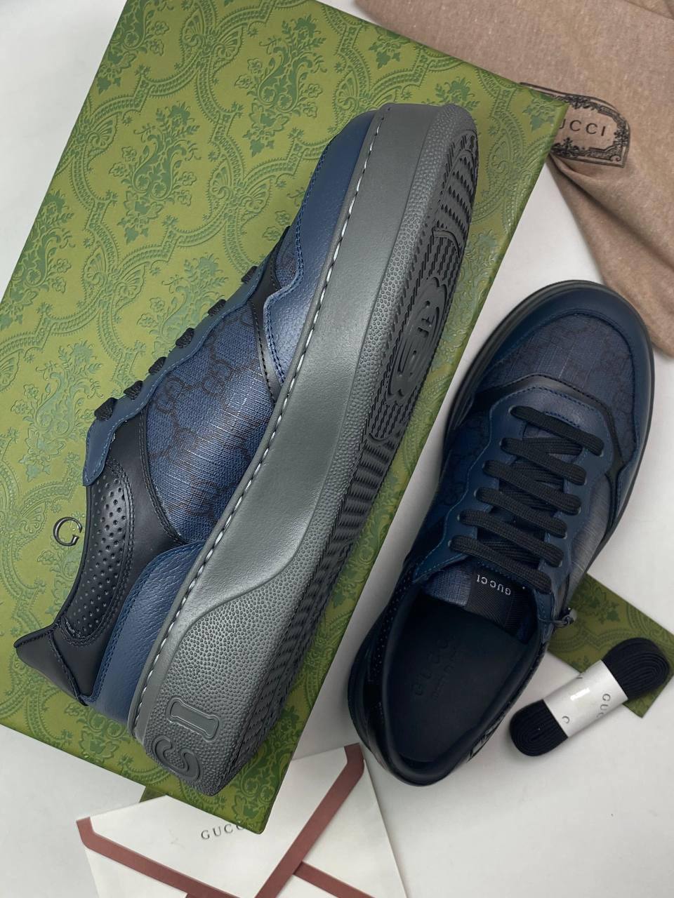 Gucci мужские кеды BP-42383 Gucci мужские кеды BP-42383