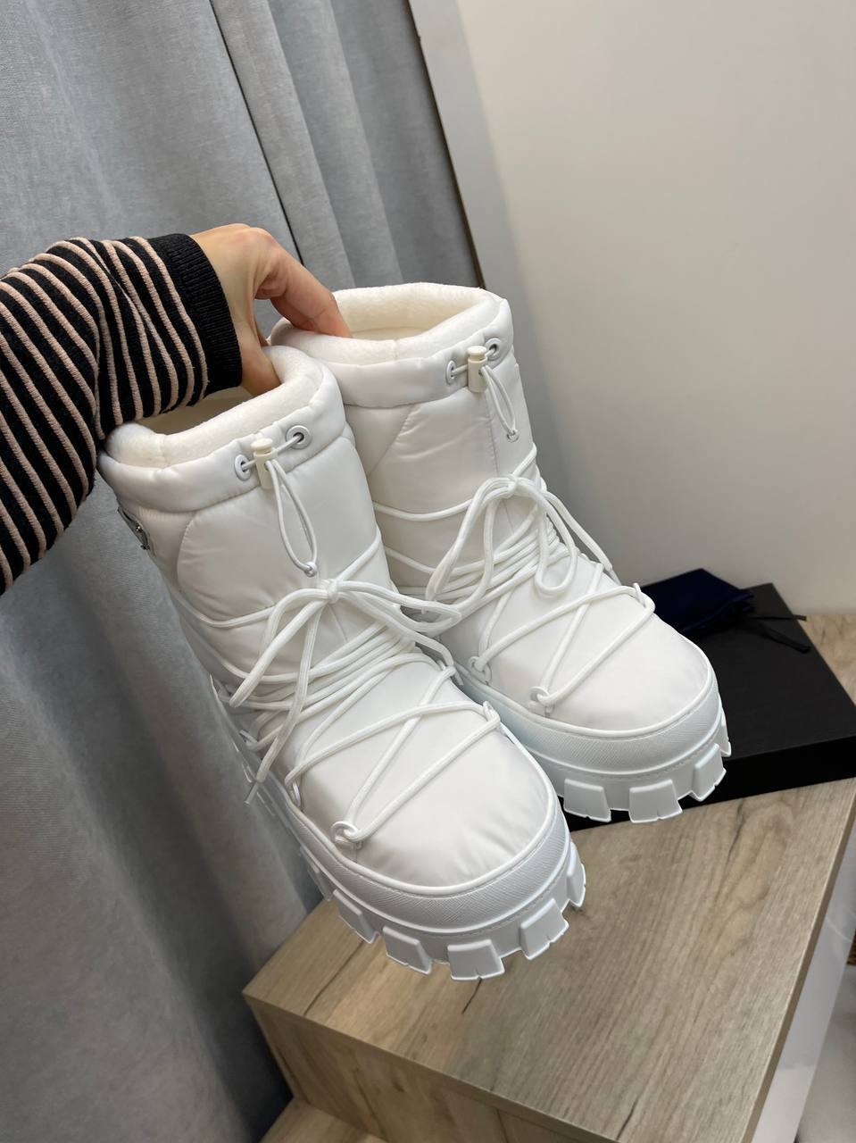 Prada ботинки премиум BP-42486 Prada ботинки премиум BP-42486