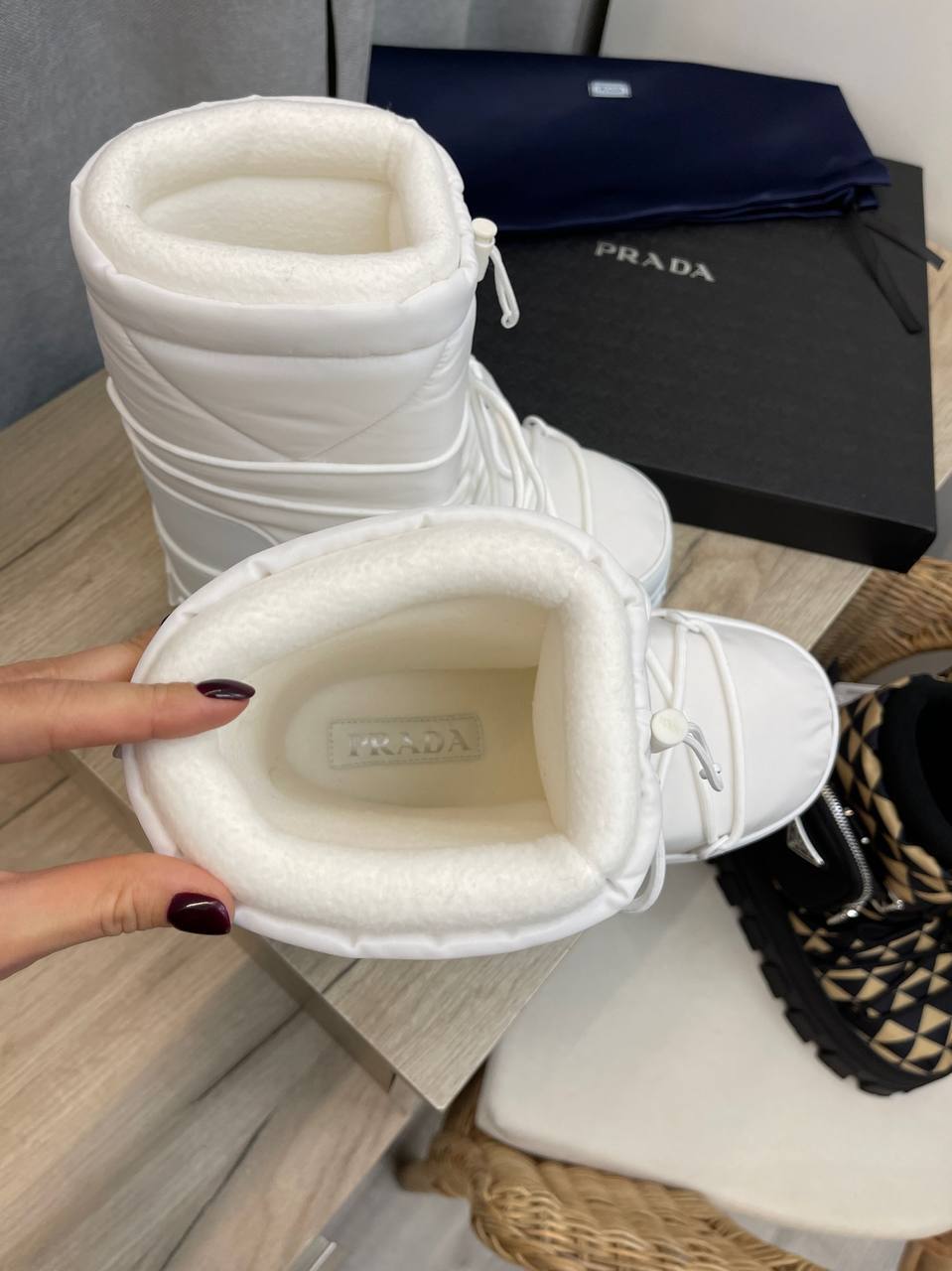 Prada ботинки премиум BP-42486 Prada ботинки премиум BP-42486