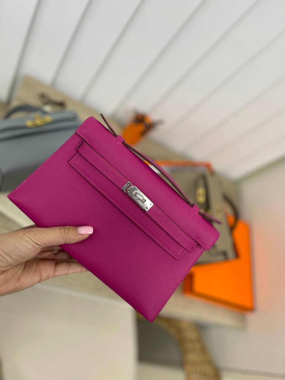 Элитная сумка Kelly Pochette Hermes BP-22861 Элитная сумка Kelly Pochette Hermes BP-22861