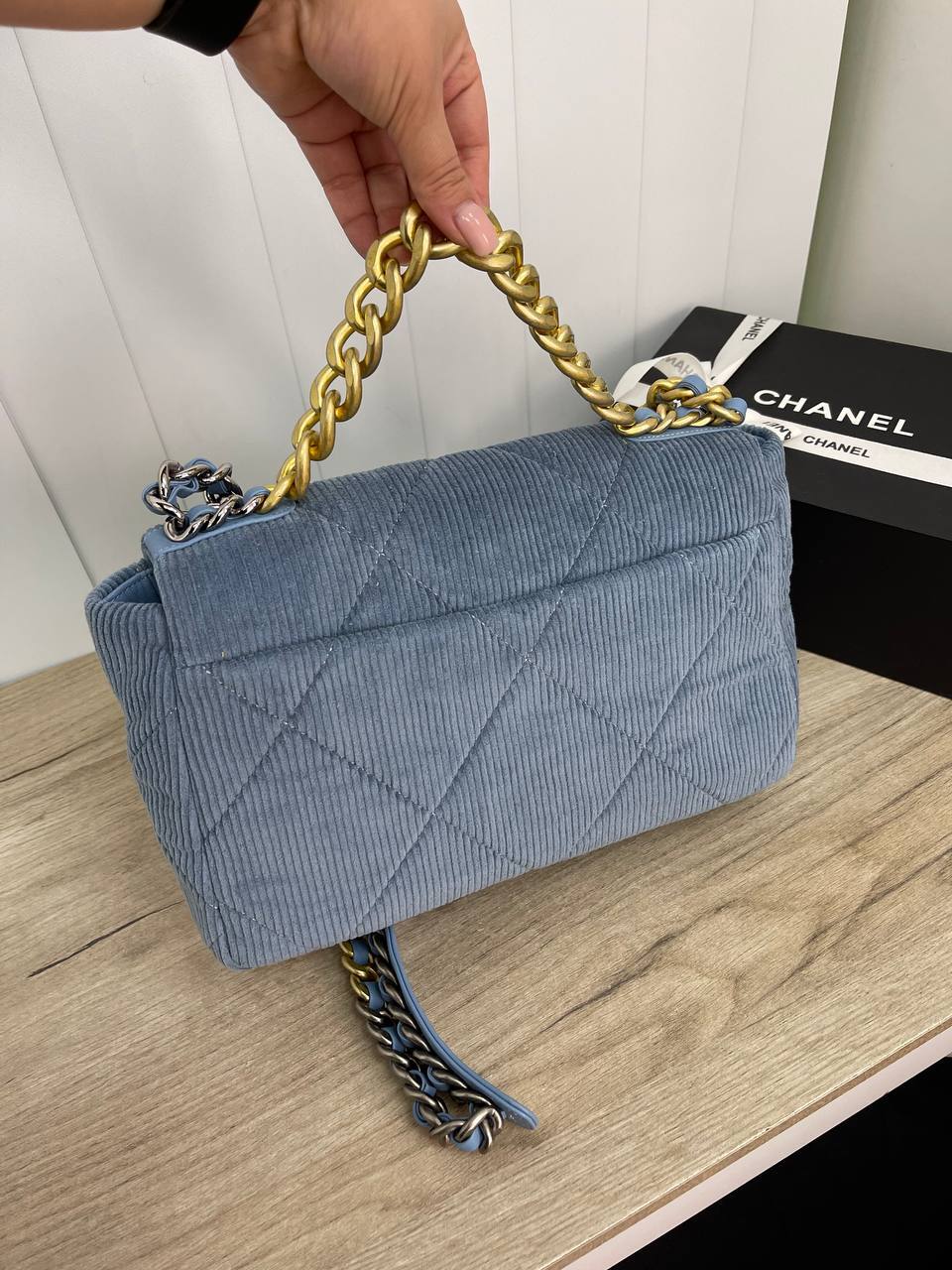 Женская коллекционная сумка серая Chanel BP-25512 Женская коллекционная сумка серая Chanel BP-25512