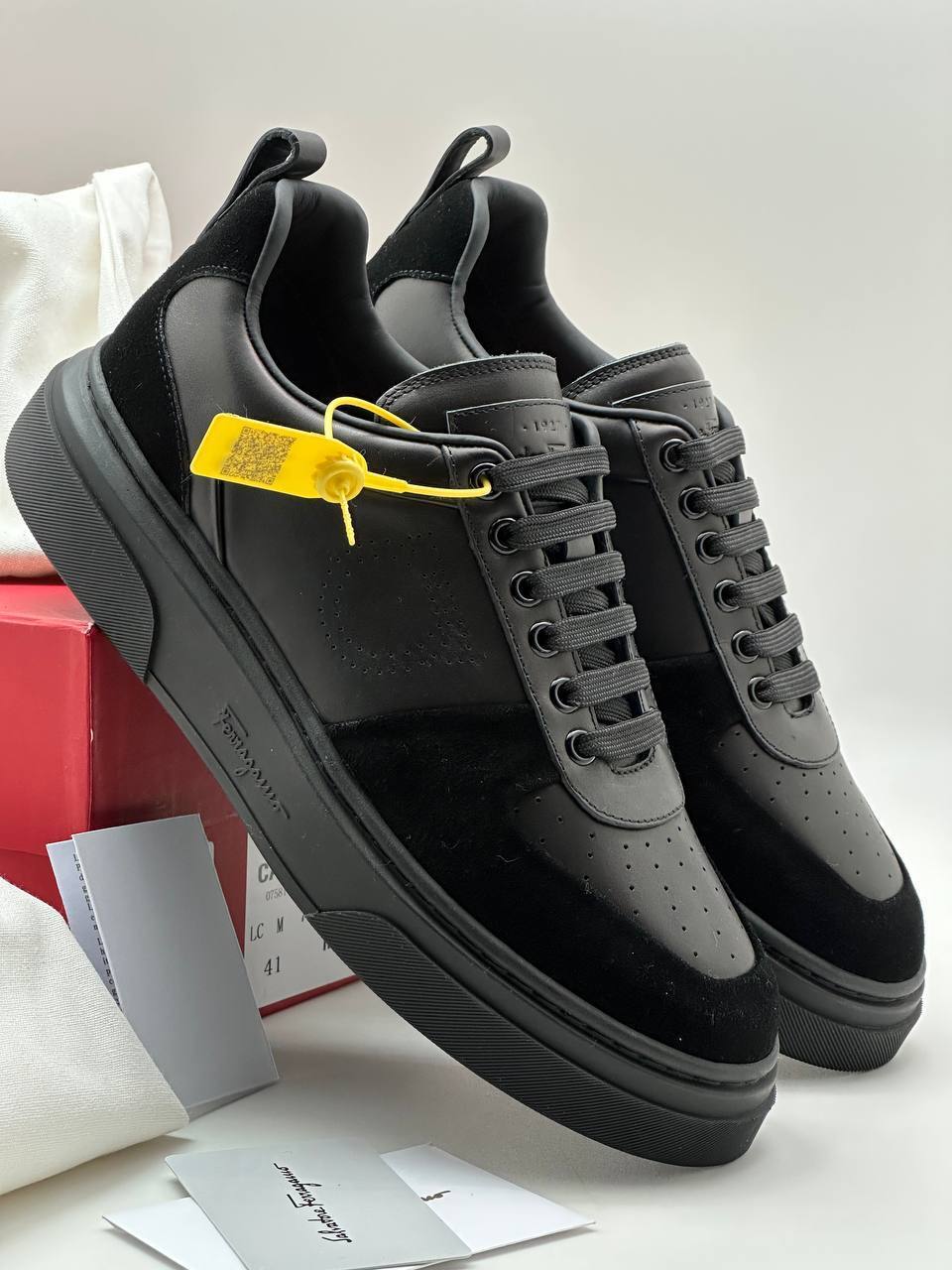 Кеды Salvatore Ferragamo стильные мужские BP-26455 Кеды Salvatore Ferragamo стильные мужские BP-26455