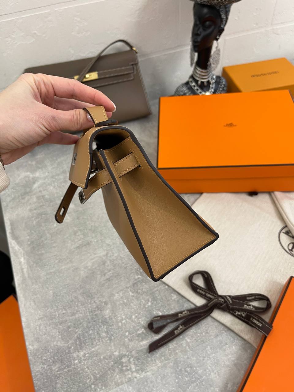 Коллекционная сумка Kelly Pochette Hermes BP-46500 Коллекционная сумка Kelly Pochette Hermes BP-46500