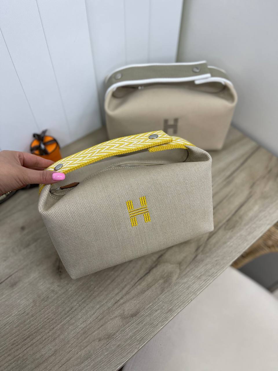 Косметичка женская премиум 25 см Hermes BP-28897 Косметичка женская премиум 25 см Hermes BP-28897