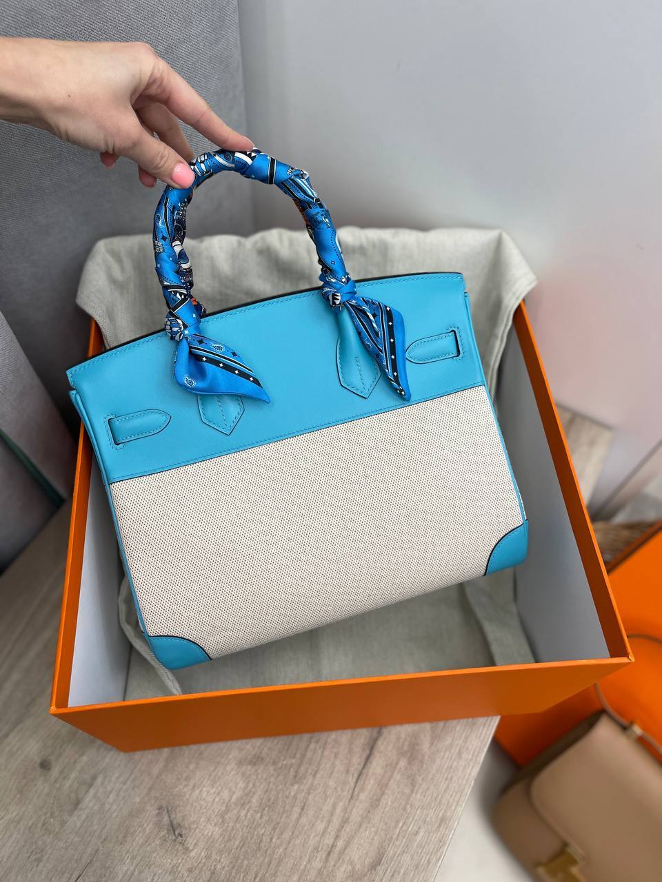 Birkin коллекционная сумка 30 cm PHW Hermes BP-48568 Birkin коллекционная сумка 30 cm PHW Hermes BP-48568