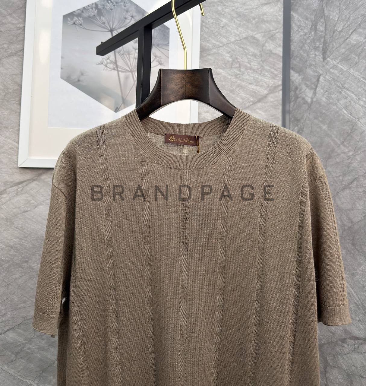 Трикотажная футболка из льна Loro Piana BPLUX13016 Трикотажная футболка из льна Loro Piana BPLUX13016