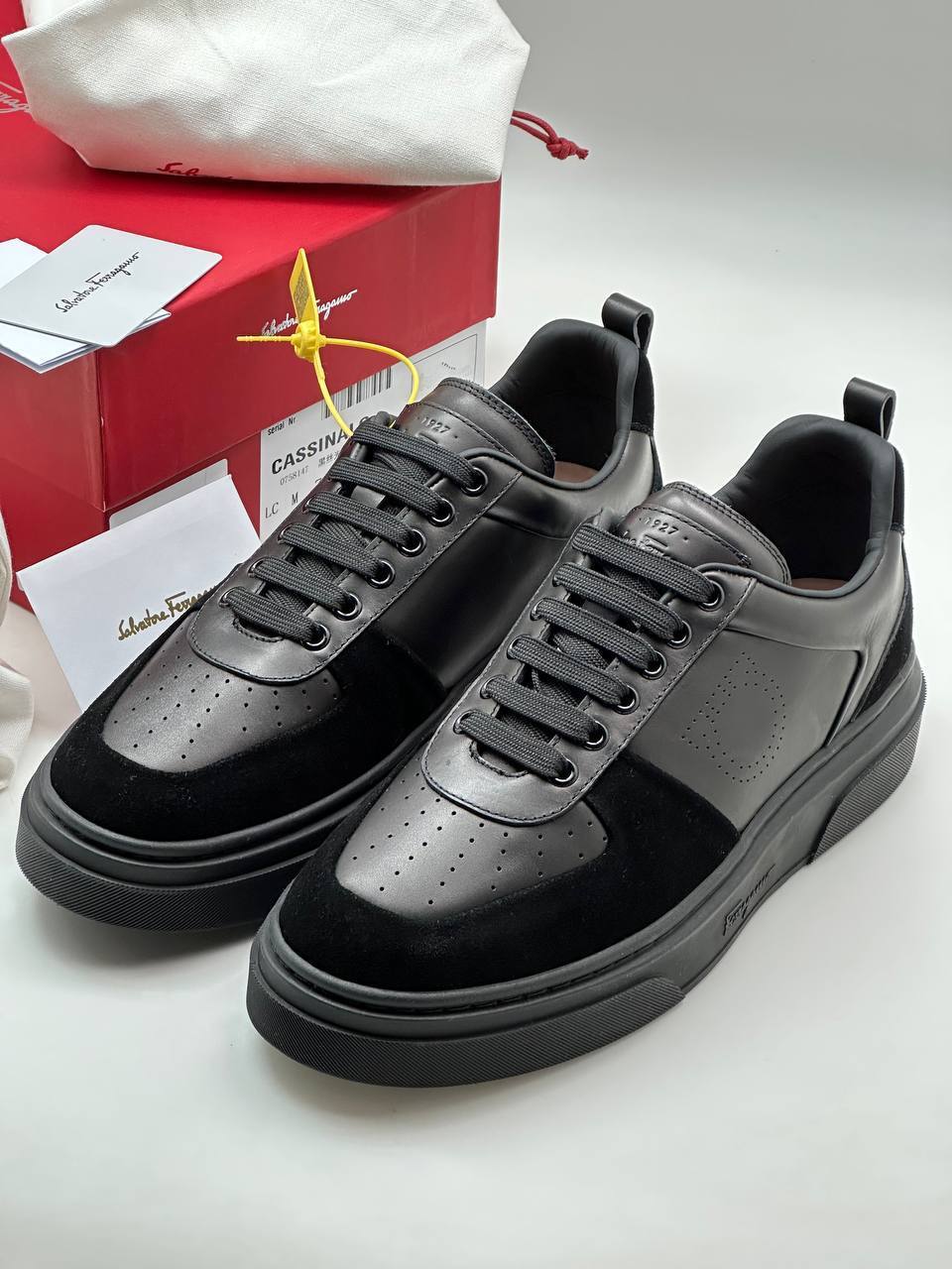 Кеды Salvatore Ferragamo стильные мужские BP-26455 Кеды Salvatore Ferragamo стильные мужские BP-26455