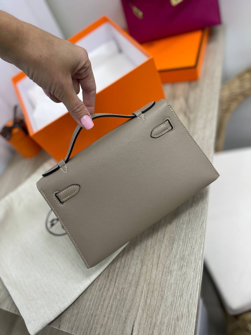 Сумка женская трендовая Kelly Pochette Hermes BP-22862 Сумка женская трендовая Kelly Pochette Hermes BP-22862