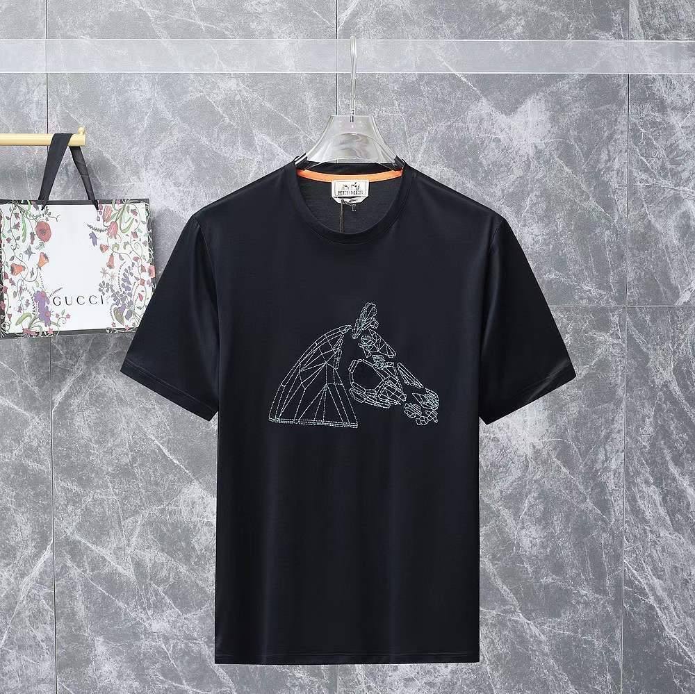 Премиальная футболка мужская Hermes BP-28360 Премиальная футболка мужская Hermes BP-28360