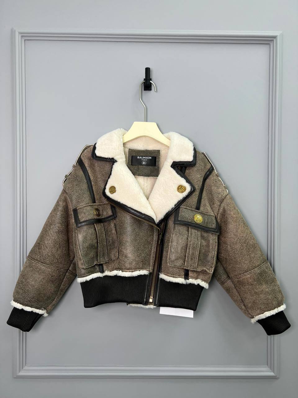 Эксклюзивная дублёнка Balmain BP-26242 Эксклюзивная дублёнка Balmain BP-26242