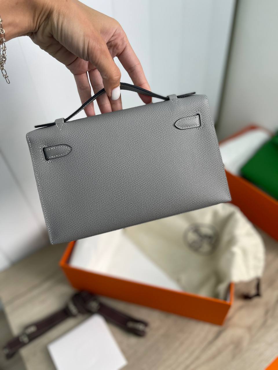 Сумка женская Kelly Pochette коллекционная Hermes BP-16434 Сумка женская Kelly Pochette коллекционная Hermes BP-16434