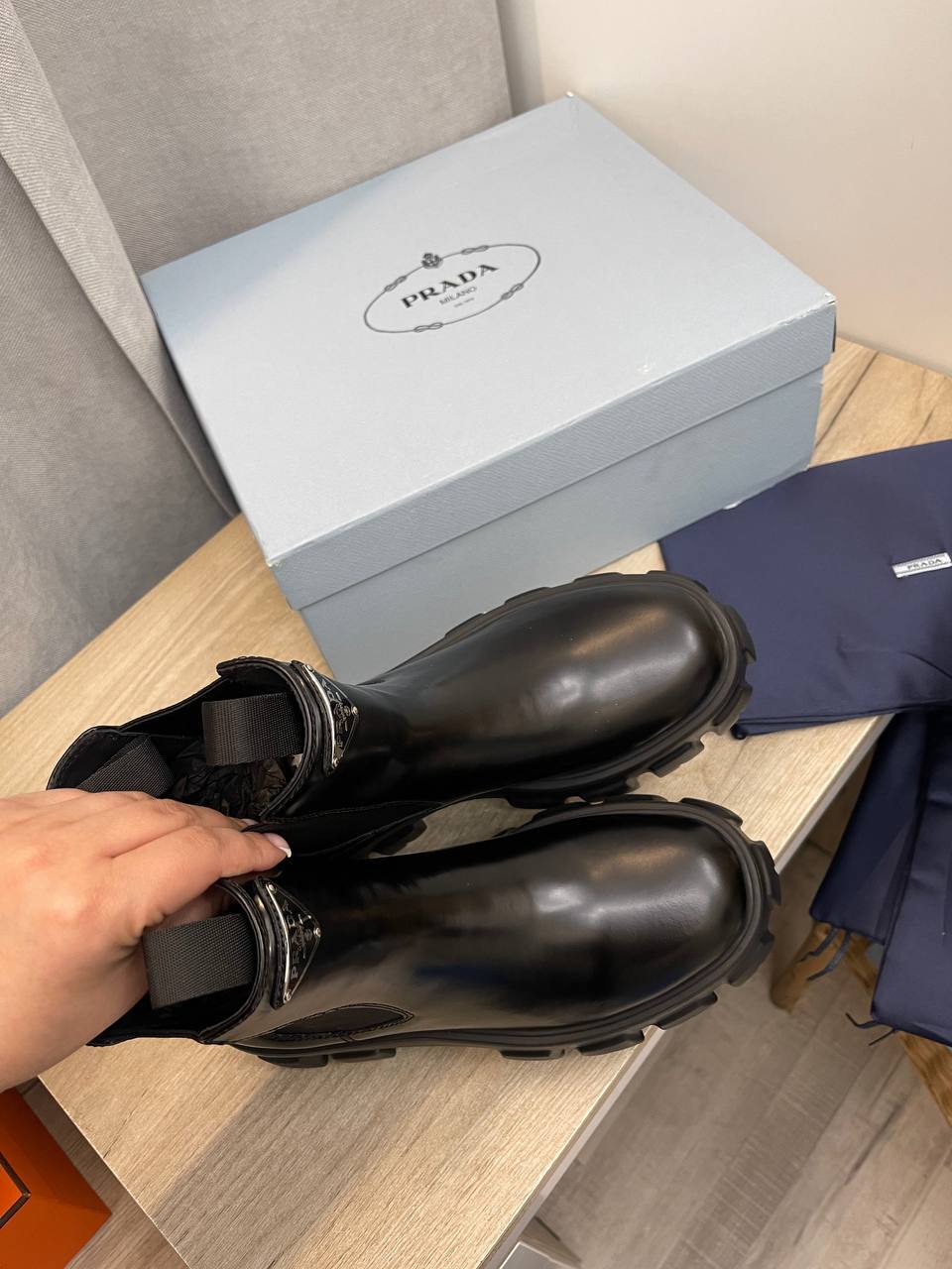 Коллекционные ботинки Prada BP-46130 Коллекционные ботинки Prada BP-46130