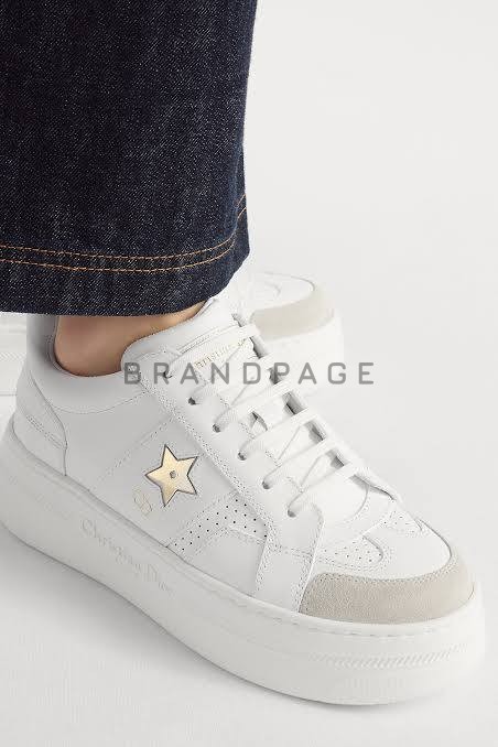 Кожаные кроссовки женские DIOR STAR BPLUX12505 Кожаные кроссовки женские DIOR STAR BPLUX12505