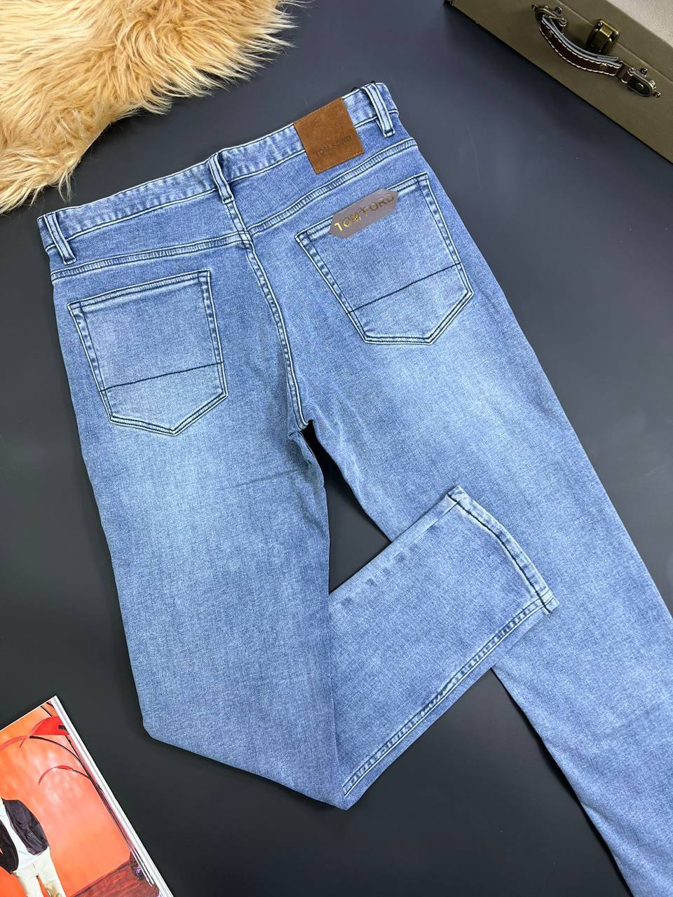 Джинсы Tom Ford BP-18832 люксовые Джинсы Tom Ford BP-18832 люксовые