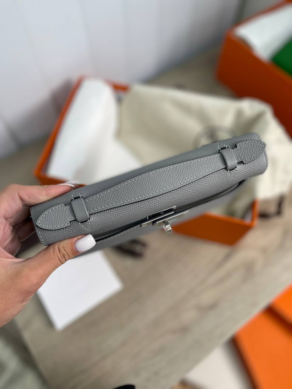 Сумка женская Kelly Pochette коллекционная Hermes BP-16434 Сумка женская Kelly Pochette коллекционная Hermes BP-16434