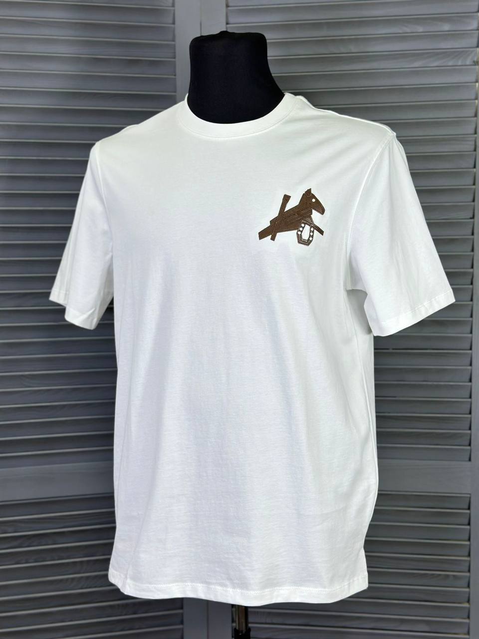 Повседневная футболка Hermes BP-35990 Повседневная футболка Hermes BP-35990