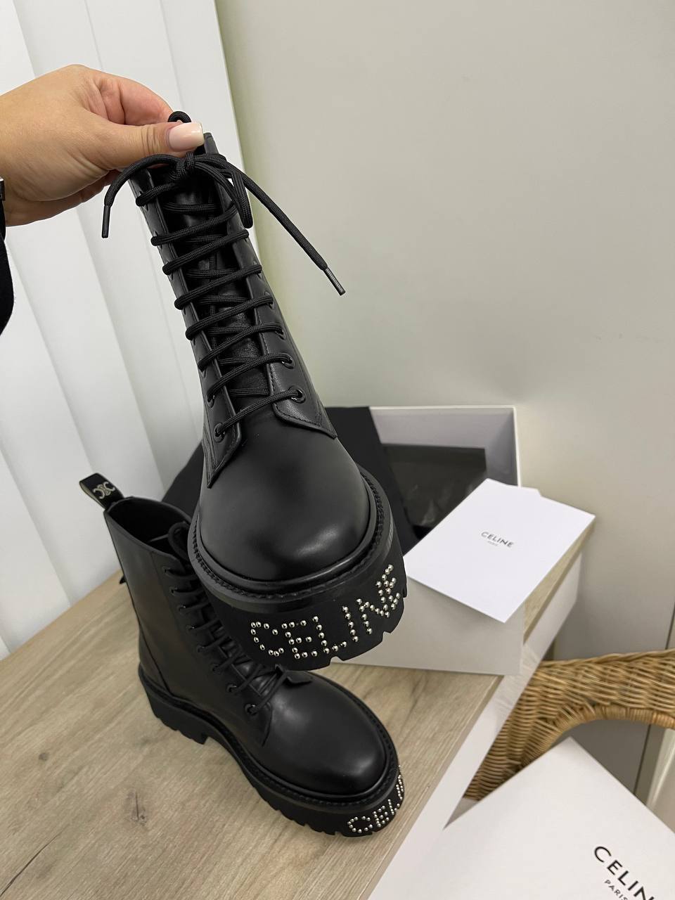 Трендовые ботинки Celine BP-22802 Трендовые ботинки Celine BP-22802