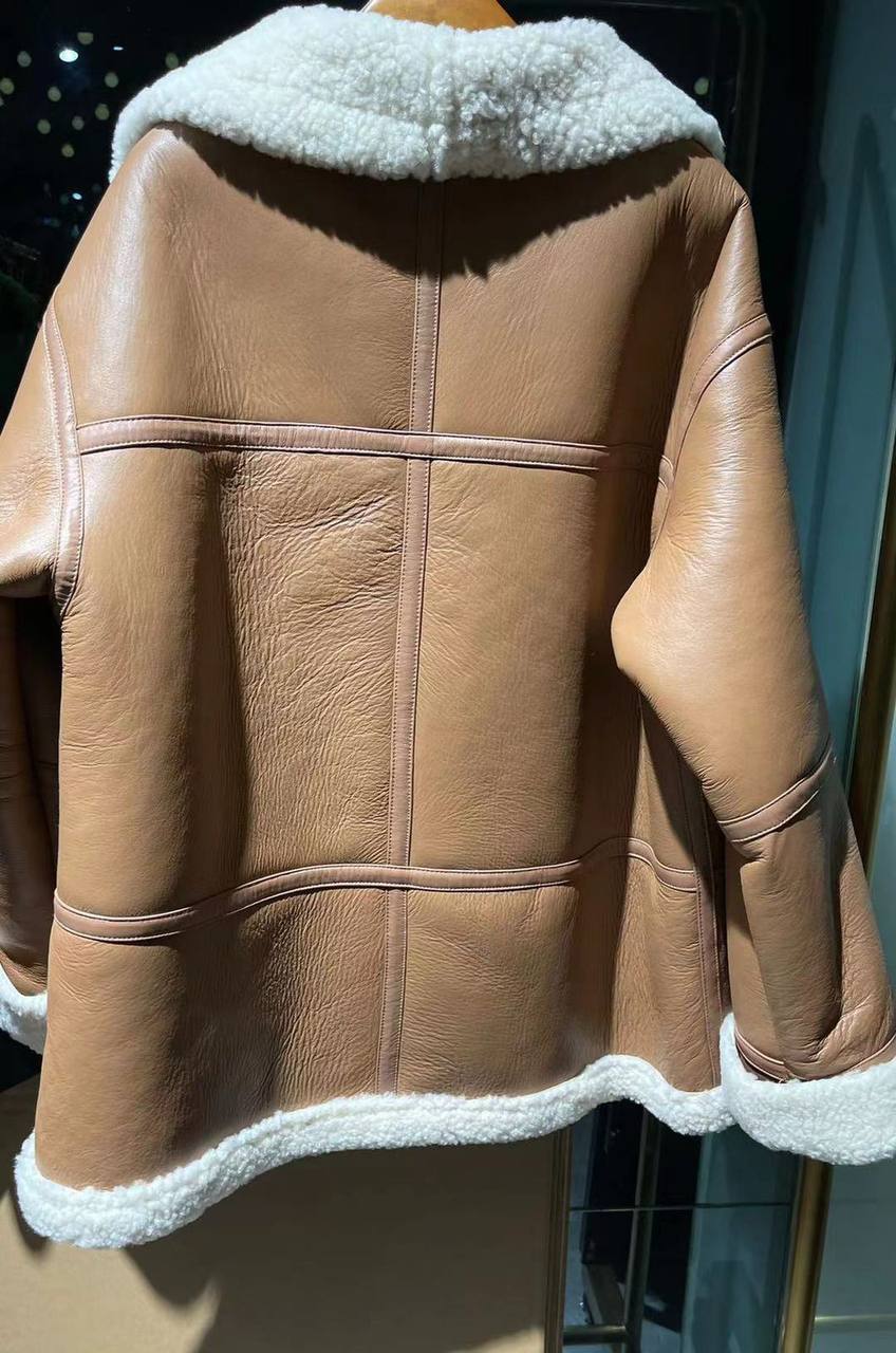 Трендовая дублёнка Toteme BP-21996 Трендовая дублёнка Toteme BP-21996