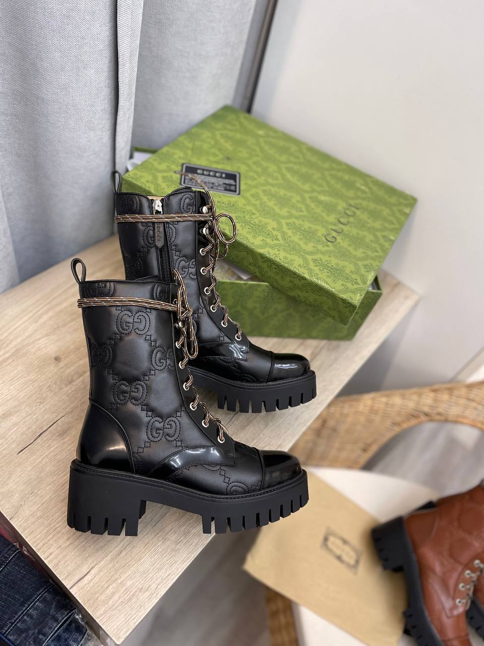 Люкс ботинки Gucci BP-42111 Люкс ботинки Gucci BP-42111