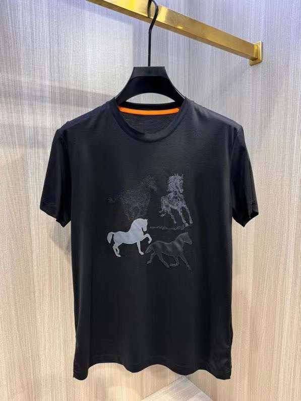 Повседневная футболка Hermes BP-49716 Повседневная футболка Hermes BP-49716