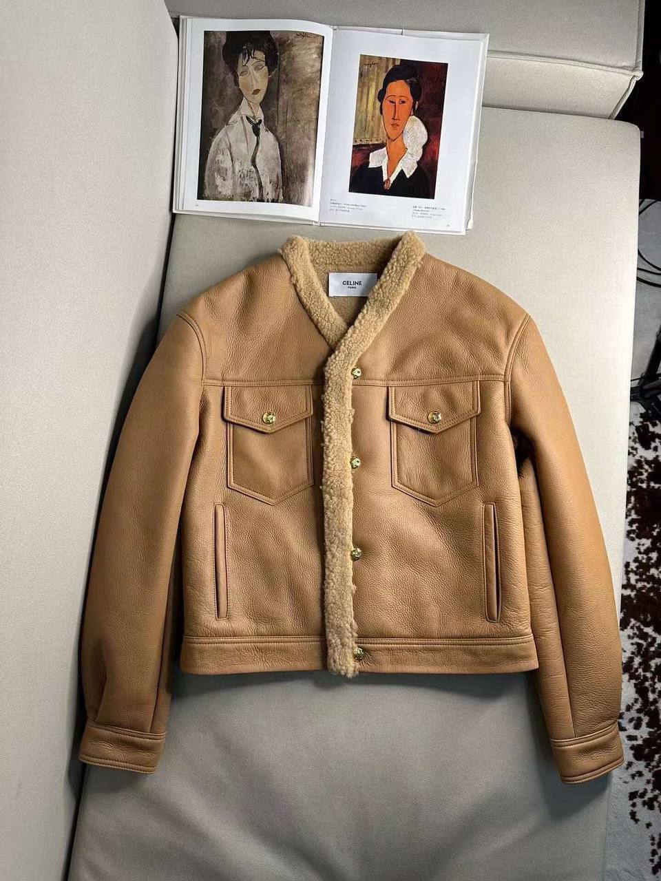 Коллекционная дубленка Celine BP-42194 Коллекционная дубленка Celine BP-42194