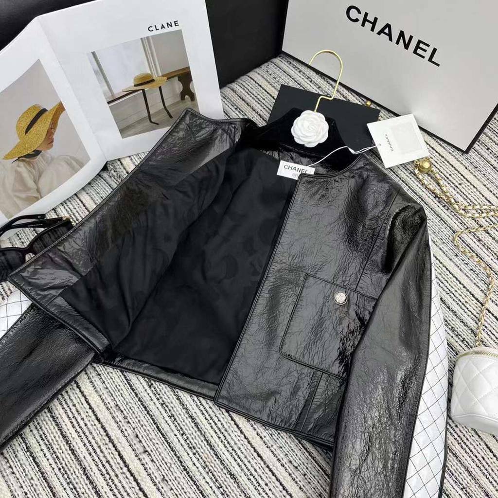 Chanel BP-38516 кожаная куртка премиум Chanel BP-38516 кожаная куртка премиум