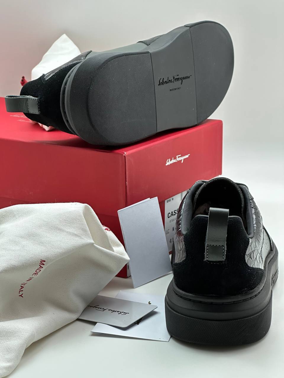 Salvatore Ferragamo стильные мужские кеды BP-26559 Salvatore Ferragamo стильные мужские кеды BP-26559