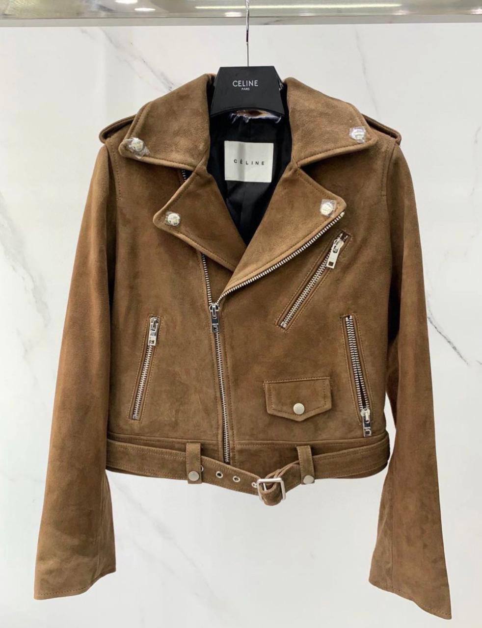 Замшевая куртка Celine коллекционная BP-50142 Замшевая куртка Celine коллекционная BP-50142