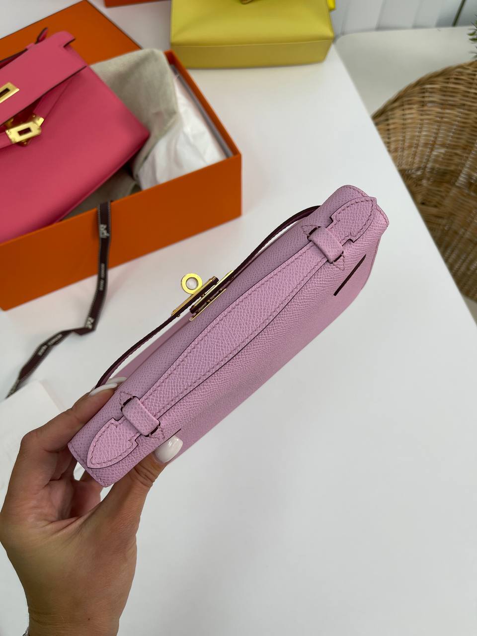 Коллекционная сумка Kelly Pochette женская Hermes BP-16923 Коллекционная сумка Kelly Pochette женская Hermes BP-16923