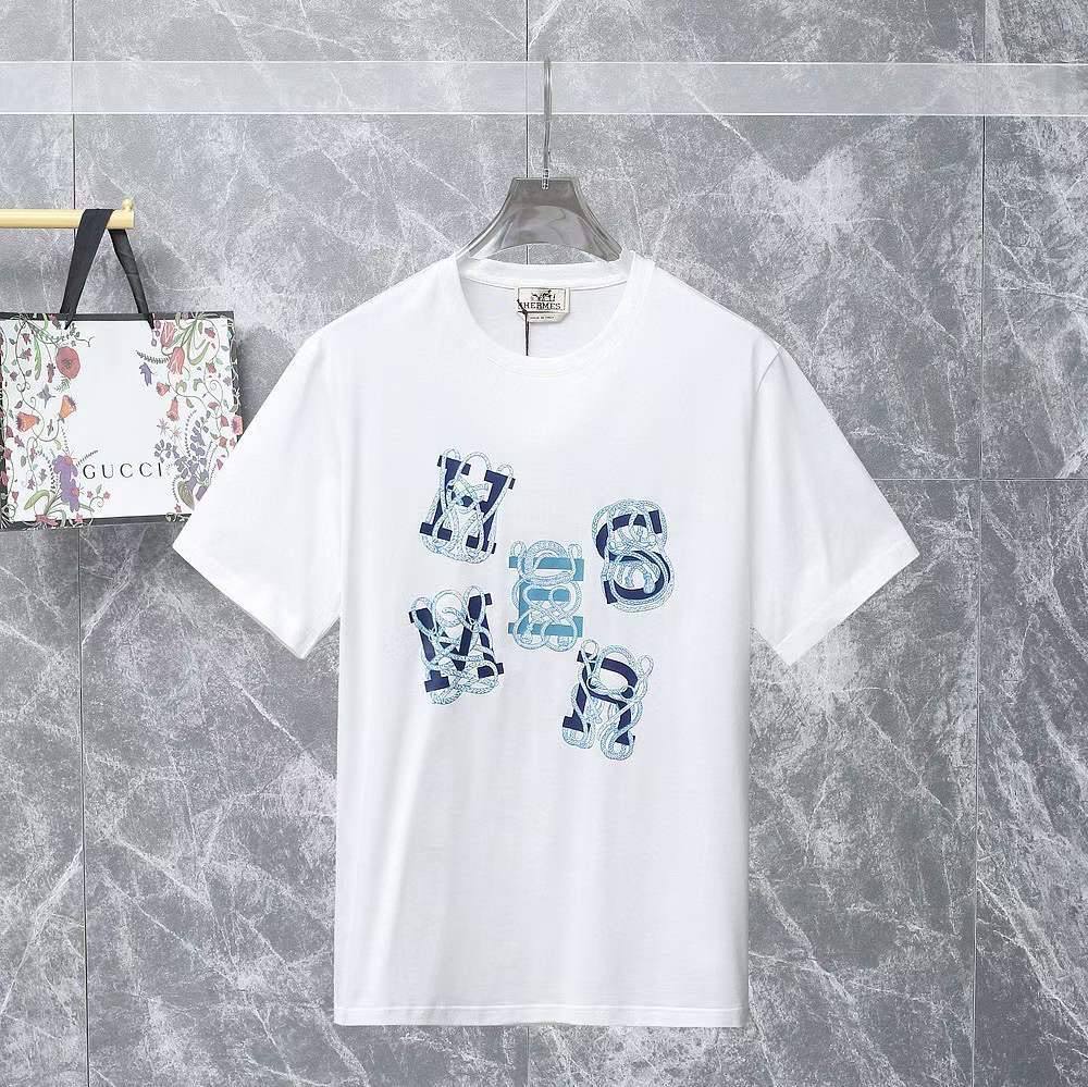 Футболка мужская эксклюзивная Hermes BP-28356 Футболка мужская эксклюзивная Hermes BP-28356