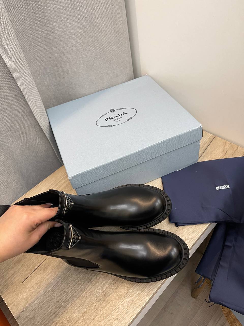 Премиум ботинки Prada BP-46129 Премиум ботинки Prada BP-46129