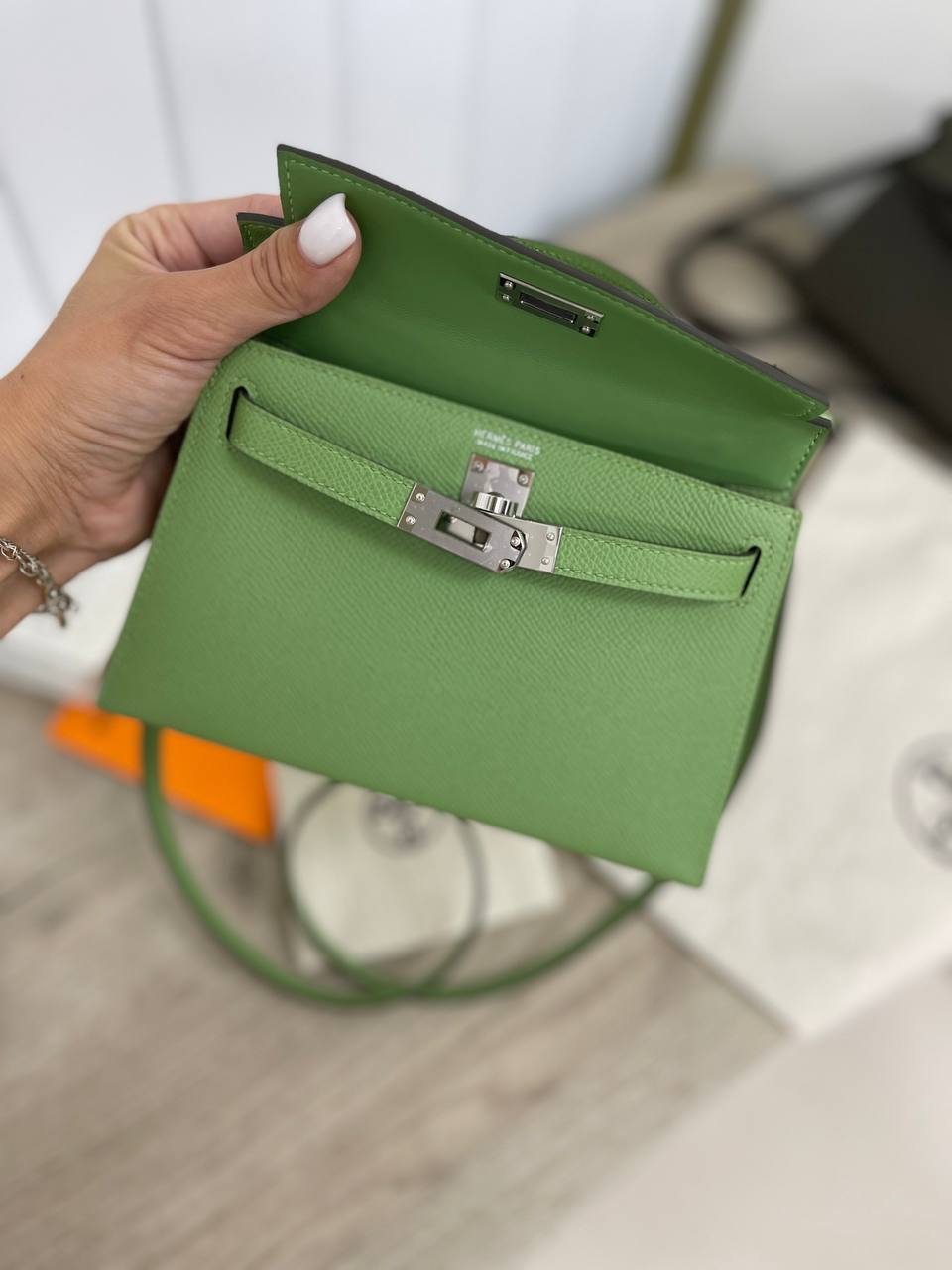 Коллекционная сумка женская Kelly mini Hermes BP-16755 Коллекционная сумка женская Kelly mini Hermes BP-16755