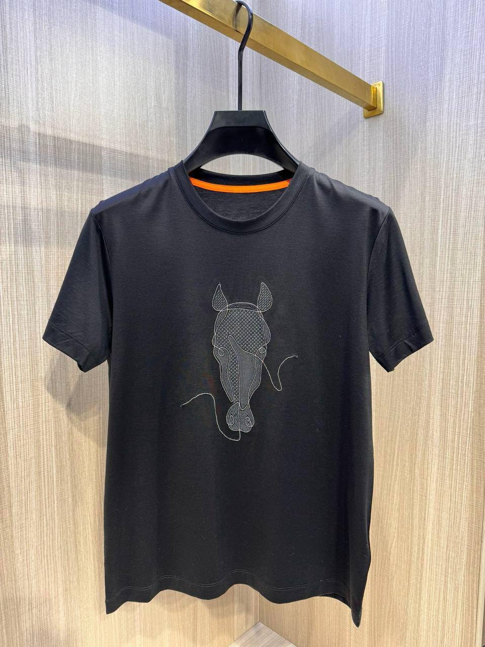 Мужская дизайнерская футболка Hermes BP-49894 Мужская дизайнерская футболка Hermes BP-49894