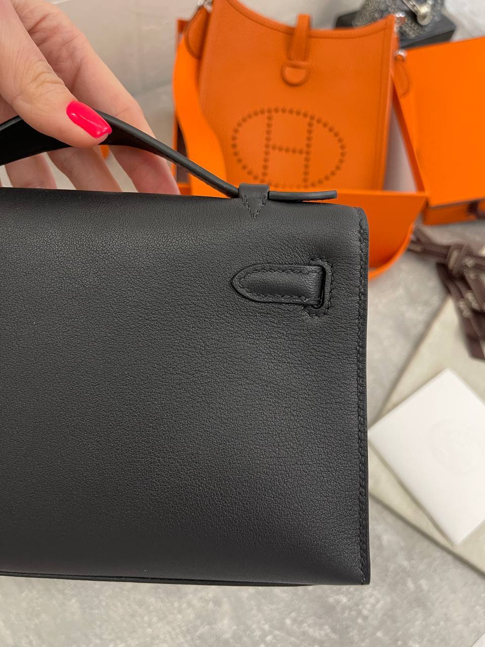 Женская сумка элитная Kelly Pochette Hermes BP-46993 Женская сумка элитная Kelly Pochette Hermes BP-46993