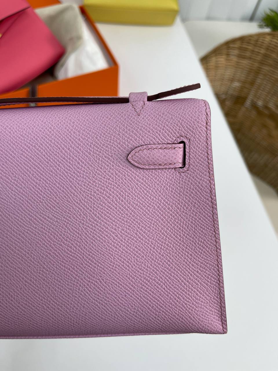 Коллекционная сумка Kelly Pochette женская Hermes BP-16923 Коллекционная сумка Kelly Pochette женская Hermes BP-16923