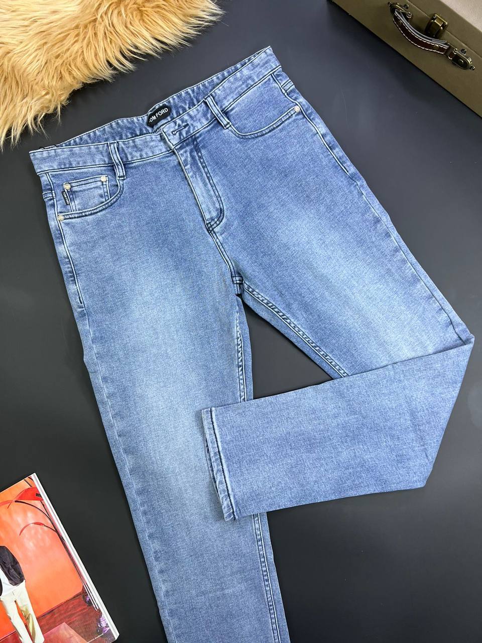 Джинсы Tom Ford BP-18832 люксовые Джинсы Tom Ford BP-18832 люксовые