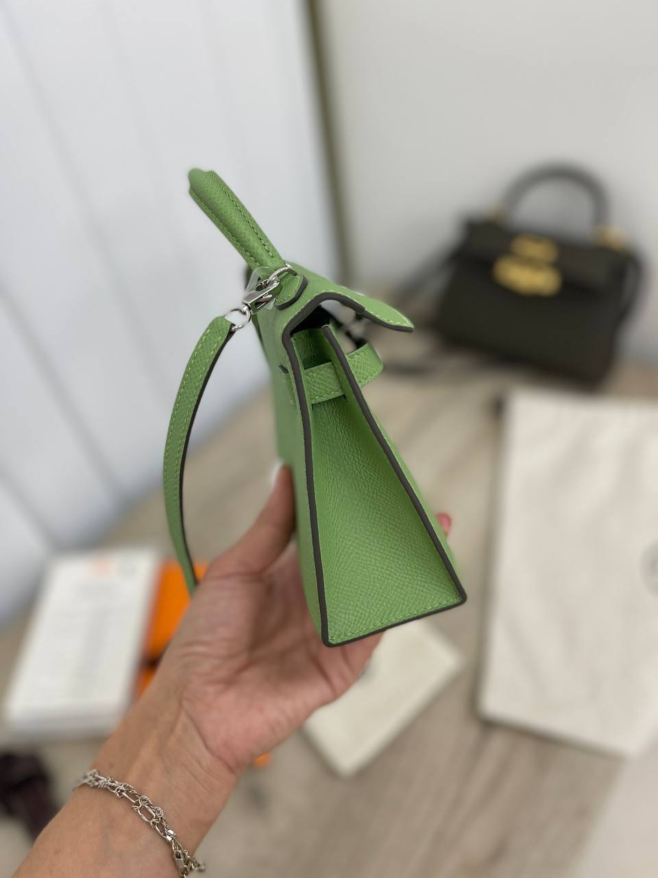 Коллекционная сумка женская Kelly mini Hermes BP-16755 Коллекционная сумка женская Kelly mini Hermes BP-16755