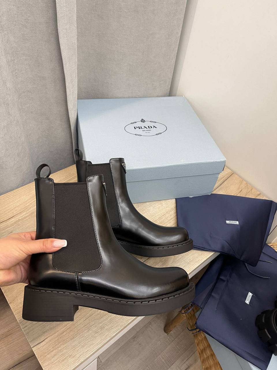 Премиум ботинки Prada BP-46129 Премиум ботинки Prada BP-46129