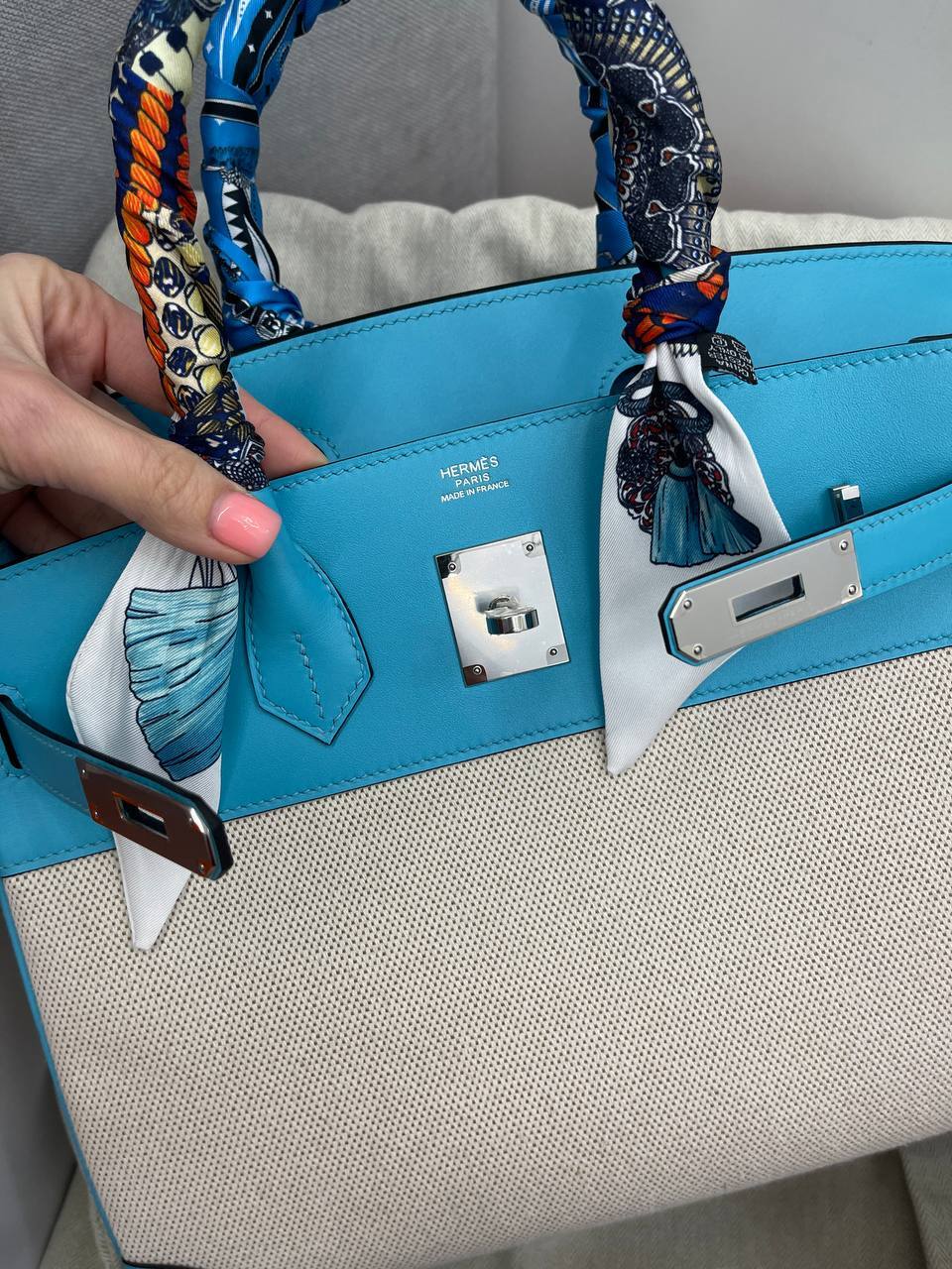 Birkin коллекционная сумка 30 cm PHW Hermes BP-48568 Birkin коллекционная сумка 30 cm PHW Hermes BP-48568