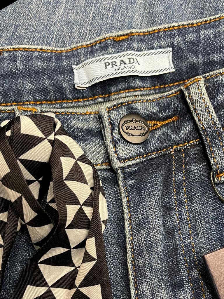 Трендовые джинсы Prada BP-21512 Трендовые джинсы Prada BP-21512