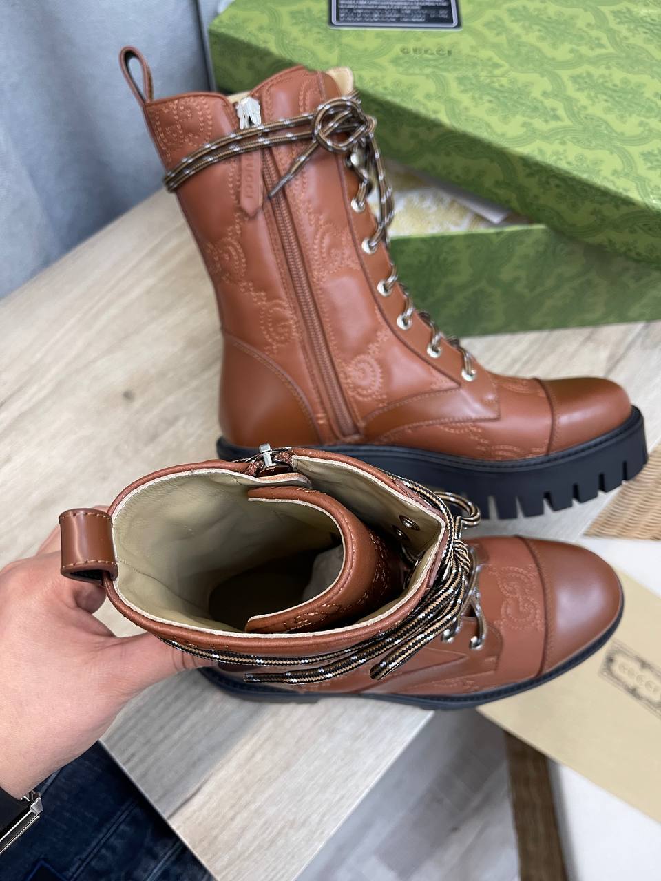 Премиум ботинки Gucci BP-42110 Премиум ботинки Gucci BP-42110