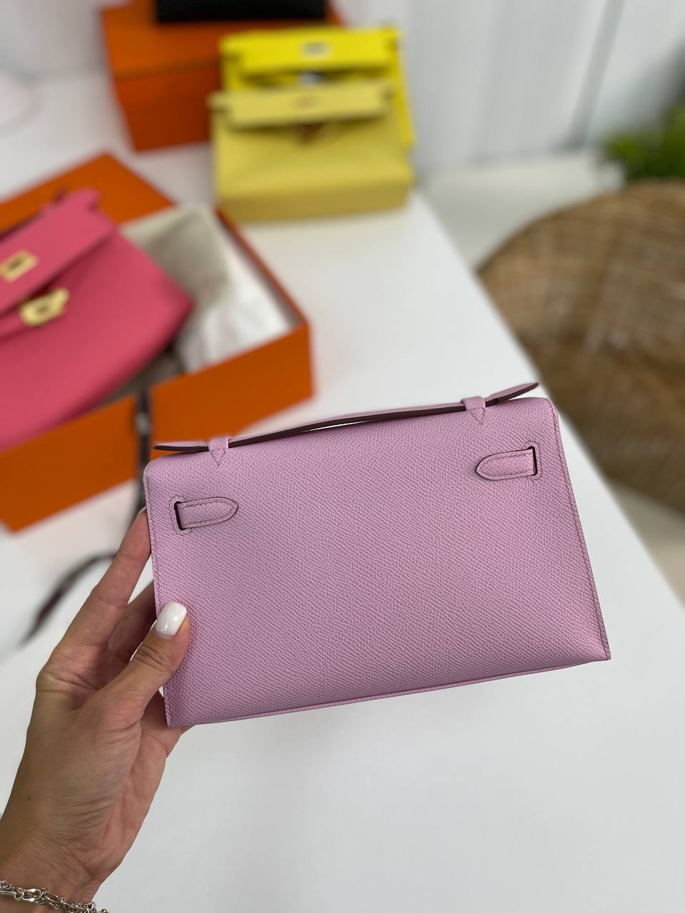 Коллекционная сумка Kelly Pochette женская Hermes BP-16923 Коллекционная сумка Kelly Pochette женская Hermes BP-16923